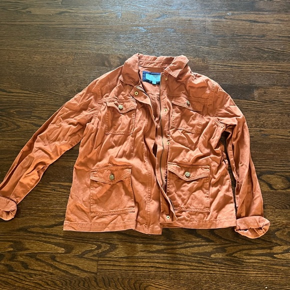 Draper James Cinnamon Field Jacket Long Sleeve Belted jacket. Missing the belt! - Picture 5 of 6